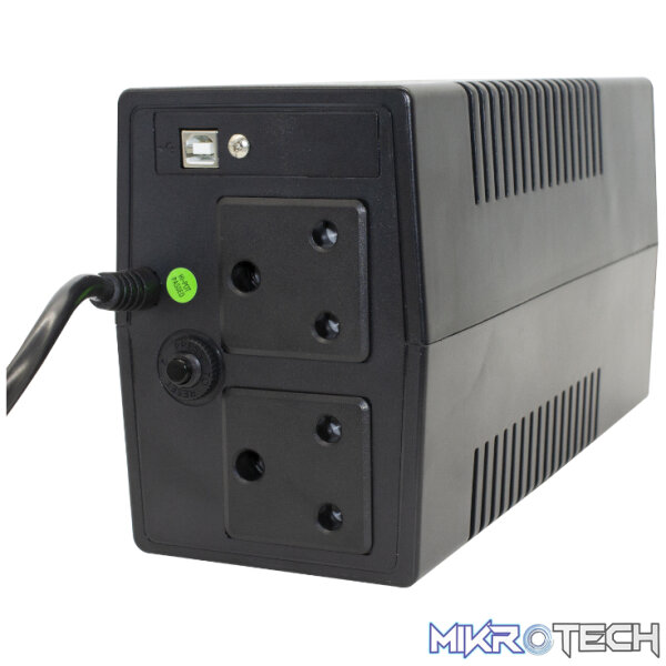 FSP FP800 800VA 2x Type-M 1x USB Com UPS - Image 3