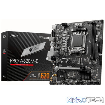 MSI A620M-E PRO AMD AM5 MATX Gaming Motherboard
