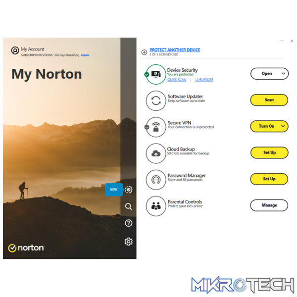 Norton 360 Deluxe 50Gb AF 1 User 5 Device 12 Months - Image 3