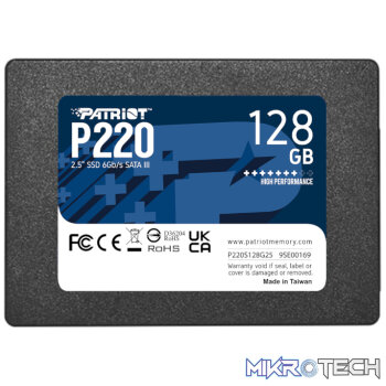 Patriot P220 128GB 2.5" SSD