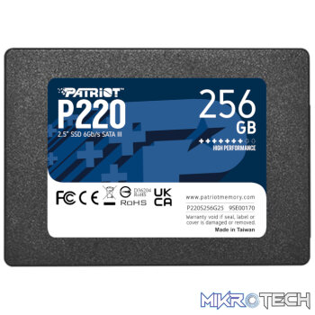 Patriot P220 256GB 2.5" SSD