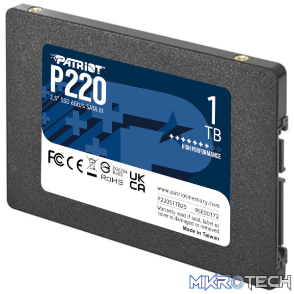 Patriot P220 1TB 2.5" SSD - Image 2