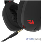 REDRAGON Over-Ear IRE BT5.2 Wireless Gaming Headset - Black - Image 4