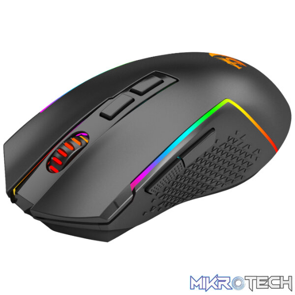 REDRAGON Trident Pro 8000DPI RGB Gaming Mouse - Black - Image 2