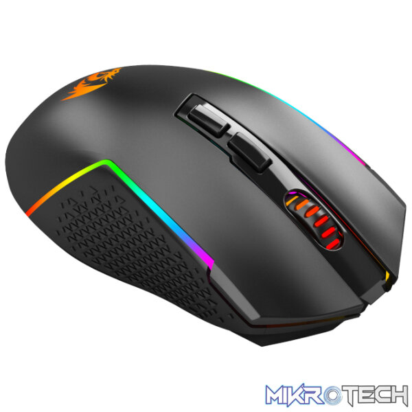REDRAGON Trident Pro 8000DPI RGB Gaming Mouse - Black - Image 3