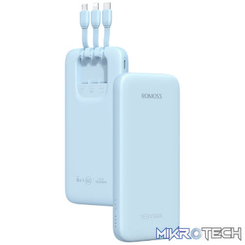 Romoss Power Bank 10000mAh 15W BLU
