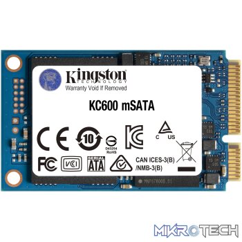 Kingston 512G SSD KC600 SATA3 mSATA