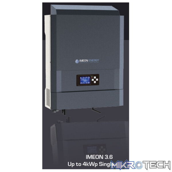 Imeon -3.6 Single Phase Inverter (WiFI Comm Box Optional - IMA-BOX) Imeon -3.6 Single Phase Inverter (WiFI Comm Box Optional - IMA-BOX)