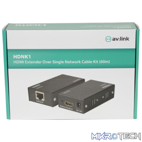 Avlink Hdnk1 Hdmi Extender Over Single Network Cable Kit (60M) - Image 3