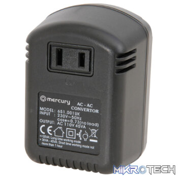MERCURY  STEP-DOWN VOLTAGE CONVERTERS 230V  110V (45W)