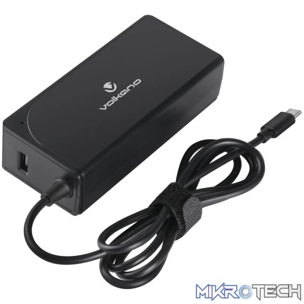 1 Volkano Brio Plus series Type-C 65W laptop charger with USB - Image 1