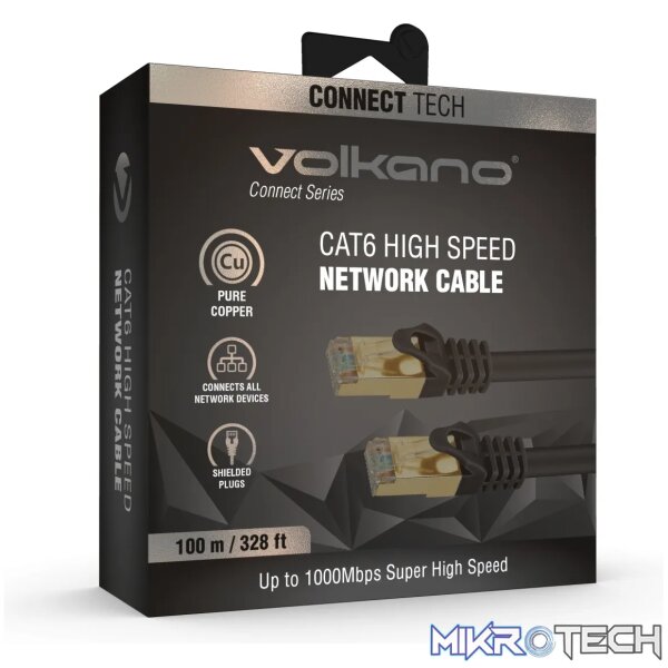 1 Volkano Connect series CAT6 Network Cable 100m - Image 1