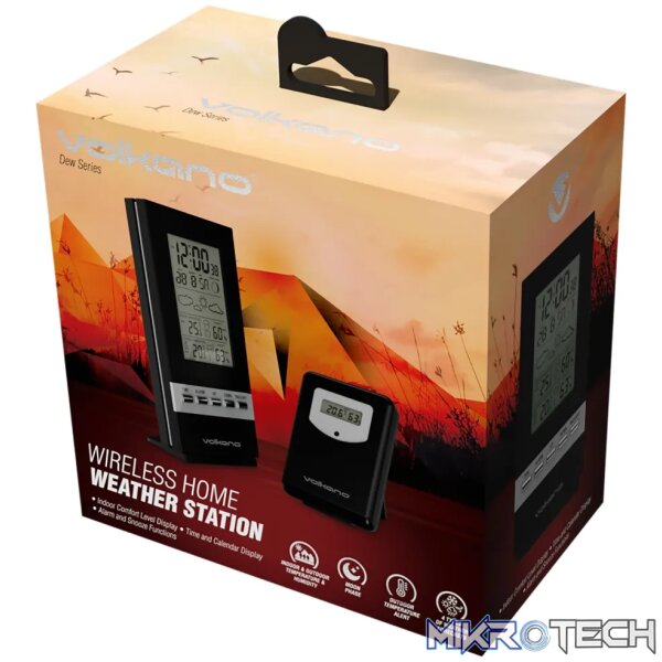 1 Volkano Dew series Weather Station - Black - Image 1