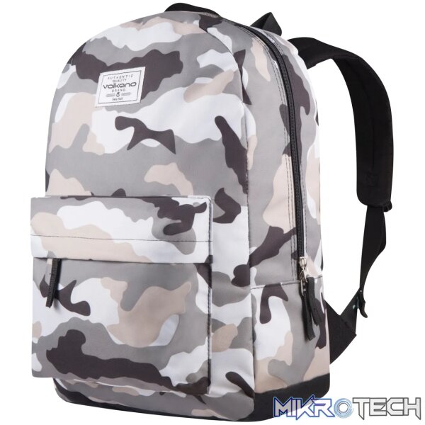 1 Volkano Diva Series Backpacks - Grey Cammo - Image 1