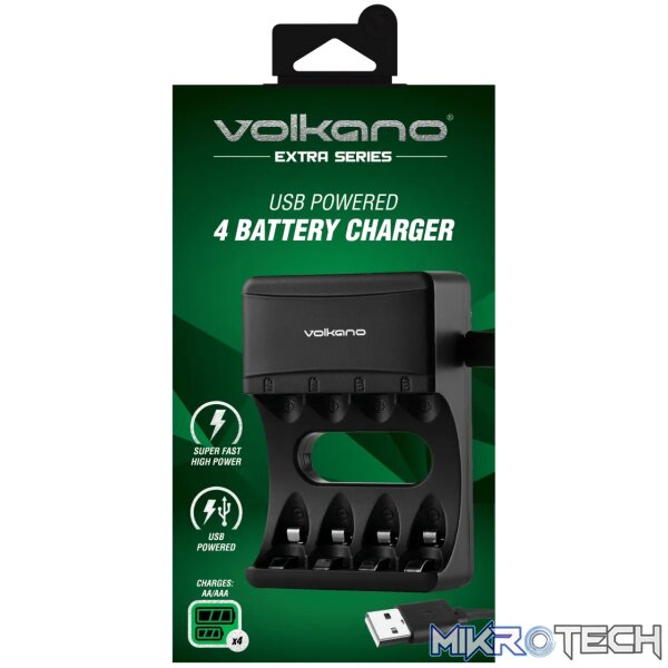 1 Volkano Extra series 4 Battery Recharger AA/AAA - Image 1