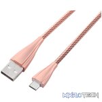 Volkano Fashion series cable Micro USB 1.8m - Rose Gold