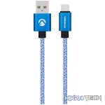 Volkano Fashion series cable Micro USB 1.8m - Sky-Blue