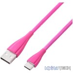 Volkano Fashion series cable Type-C 1.8m - Lumo - Pink