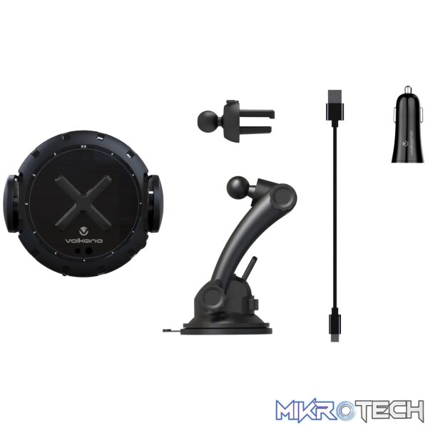 1 Volkano Ignition series Motorised15W Car Wireless Charge Kit - Image 1
