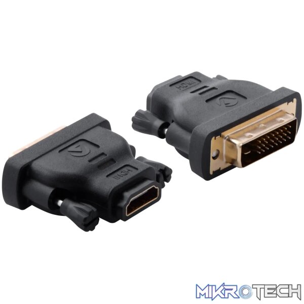 1 Volkano Image HDMI series DVI 24+1 to HDMI socket adaptor - Image 1