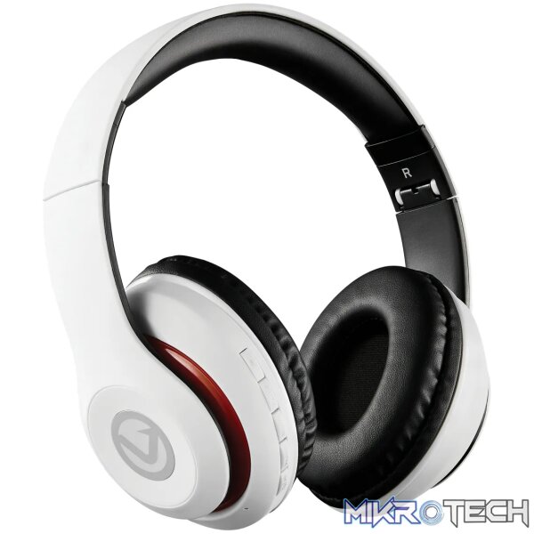 1 Volkano Impulse Series Bluetooth Headphones - White - Image 1