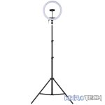 Volkano Insta Series 12 inch Ring Light on Tripod - Black