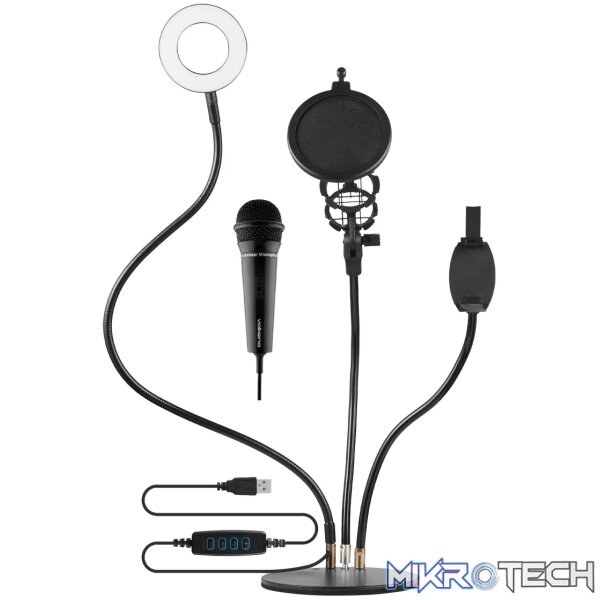 1 Volkano Insta series Ring light Desk Stand Vlogging Kit - Image 1
