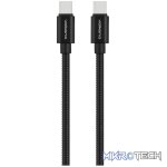 Volkano Iron Series Round Metallic Type-C toType-C Cable