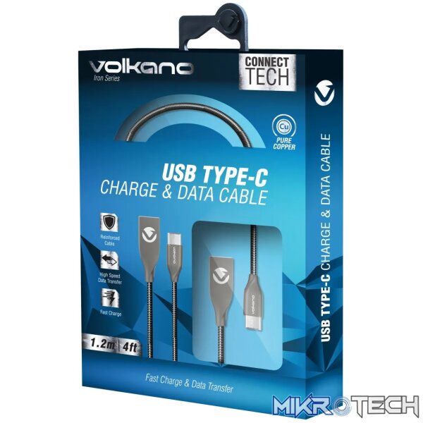 1 Volkano Iron Series Type-C Cable - Image 1