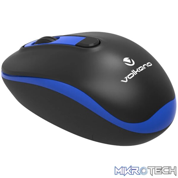 1 Volkano Jade Series Wireless mouse - Black with Blue - Image 1