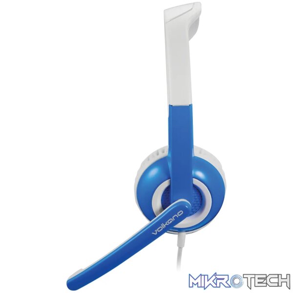 1 Volkano Kids Chat Junior series headset with mic - Blue - Image 1