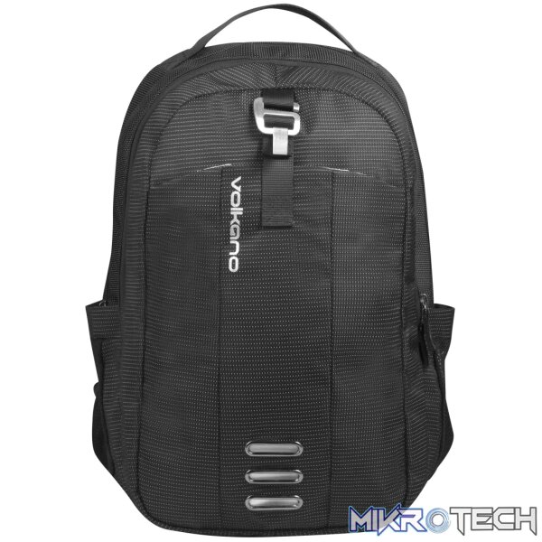 1 Volkano Latitude Laptop Backpack Black/Grey - Image 1