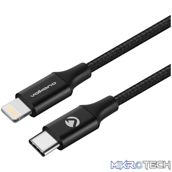 1 Volkano Lightning series Type-C to MFI 1.2m - Image 1