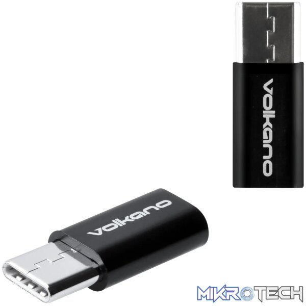 1 Volkano Micro Adapt series USB Type C to Micro USB adaptor - Image 1