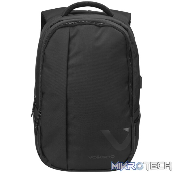 1 Volkano Midtown 15.6"Laptop Backpack Black - Image 1