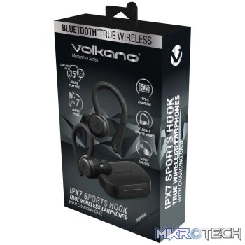 Volkano Momentum Series IPX7 Sports Hook TWS Earphones