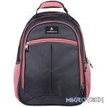 Volkano Orthopaedic Backpack 36L - Dark Grey/ Pink