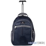 Volkano Orthopaedic Trolley Backpack 35L - Navy/ Grey