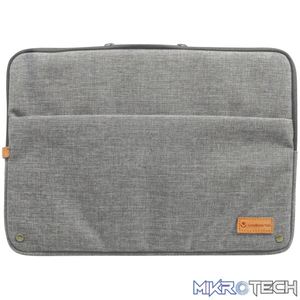 1 Volkano Premier series 13.3 inch Laptop sleeve Dark Grey - Image 1
