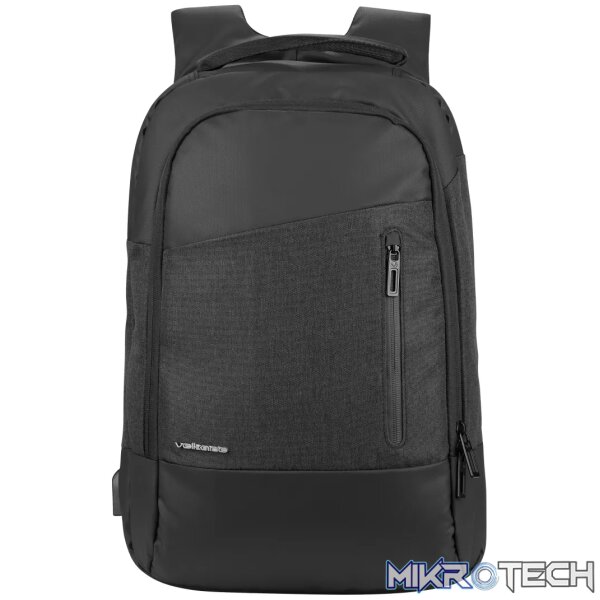 1 Volkano Refine 15.6" Laptop Backpack Blk/Charc - Image 1