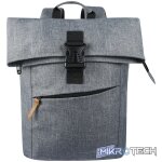 Volkano Roll-Over Series Satchel - Grey Melange