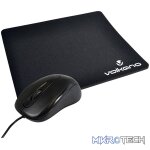 Volkano Slick series wired USB mouse with mousepad combo