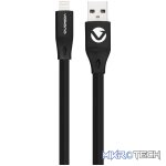 Volkano Slim Series Lightning Cable- Black