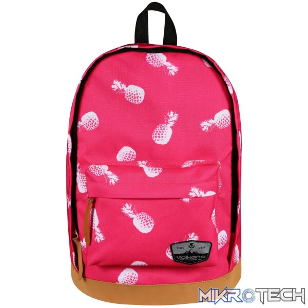 1 Volkano Suede Series Backpack Pineapples (Pink) - Image 1