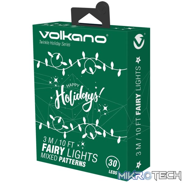 1 Volkano Twinkle Holiday Series Fairy Light 3M / 10 FT 30 LED - Image 1