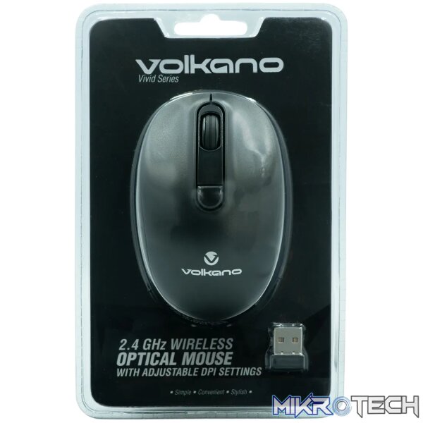 1 Volkano Vector Vivid series wireless mouse ? Black 2020 - Image 1