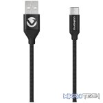 Volkano Weave Series Fabric Braided Type-C Cable 3m - Black