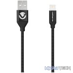 Volkano Weave Series MFI Lightning Cable - Black