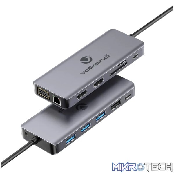 1 VolkanoX Core Multi Duo 13-in-1 Type-C Hub - Image 1