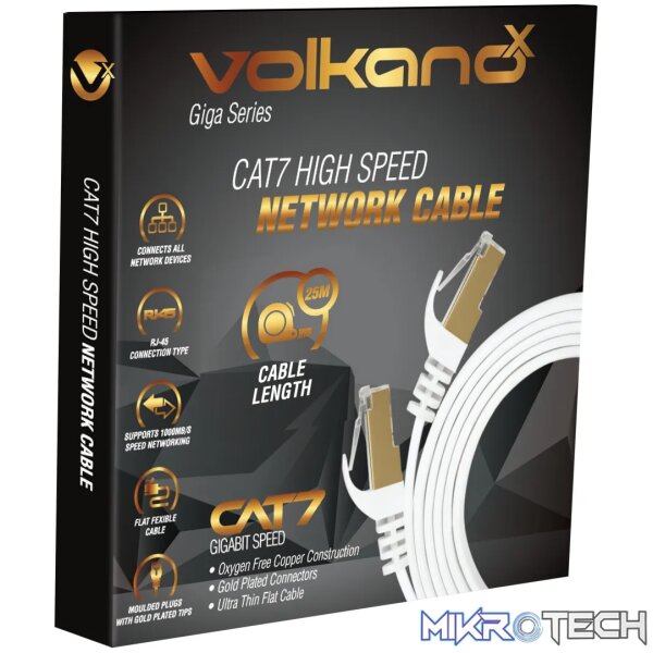 1 VolkanoX Giga series Cat 7 Network cable - Image 1